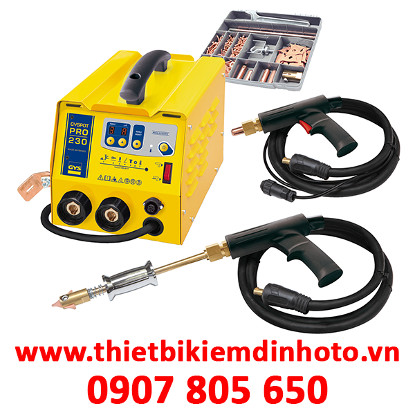 máy hàn rút tôn, máy giựt, máy hàn, thiết bị rút tôn, sửa vết lõm ô tô, máy hàn body ô tô, thiết bị hàn, máy hàn GYS, Pro 230